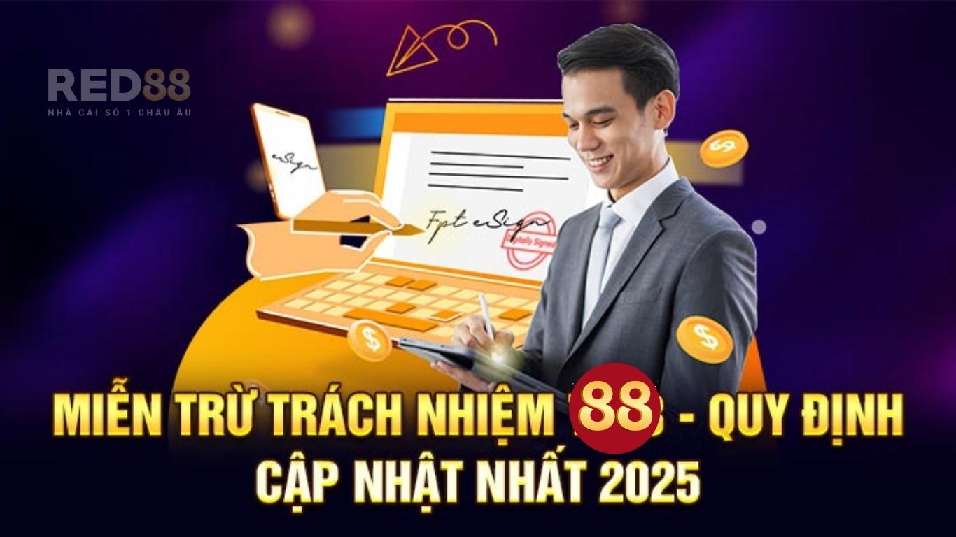 Nội dung chính sách miễn trừ trách nhiệm Red88