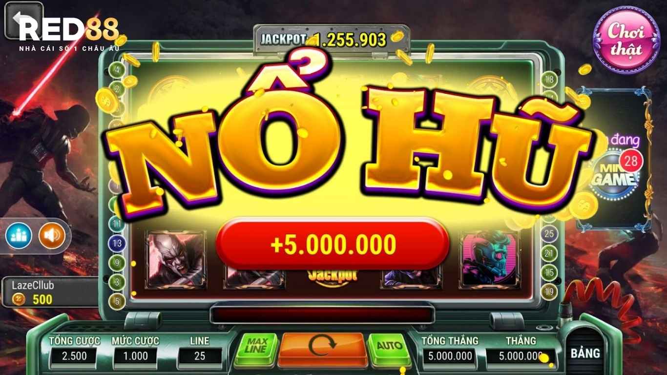 Một số tựa game chỉ có tại nổ hũ Red88