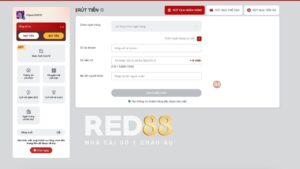Hướng dẫn rút tiền Red88 qua các phương thức